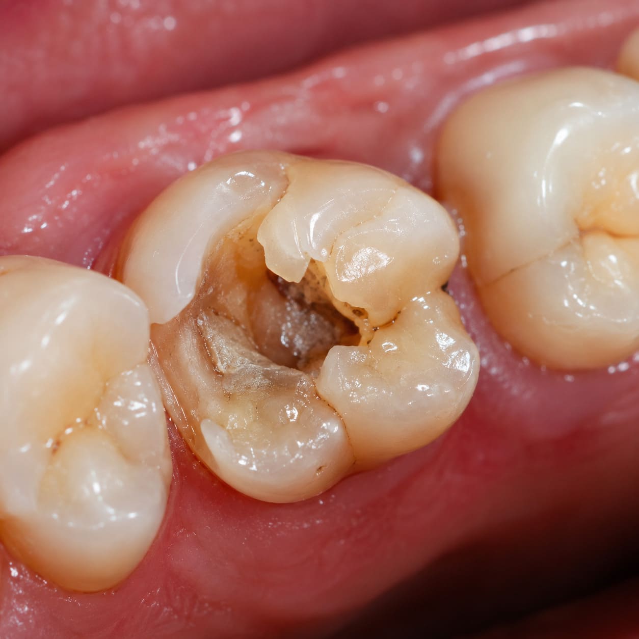 Dientes fracturados o muy dañados